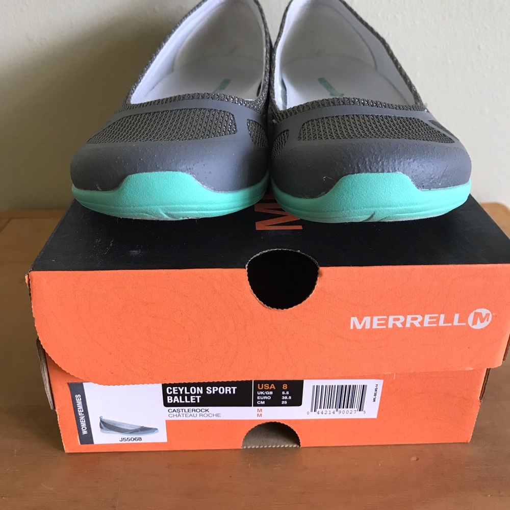 Merrell Ceylon Sport Ballet Flat Silver/Grey W8